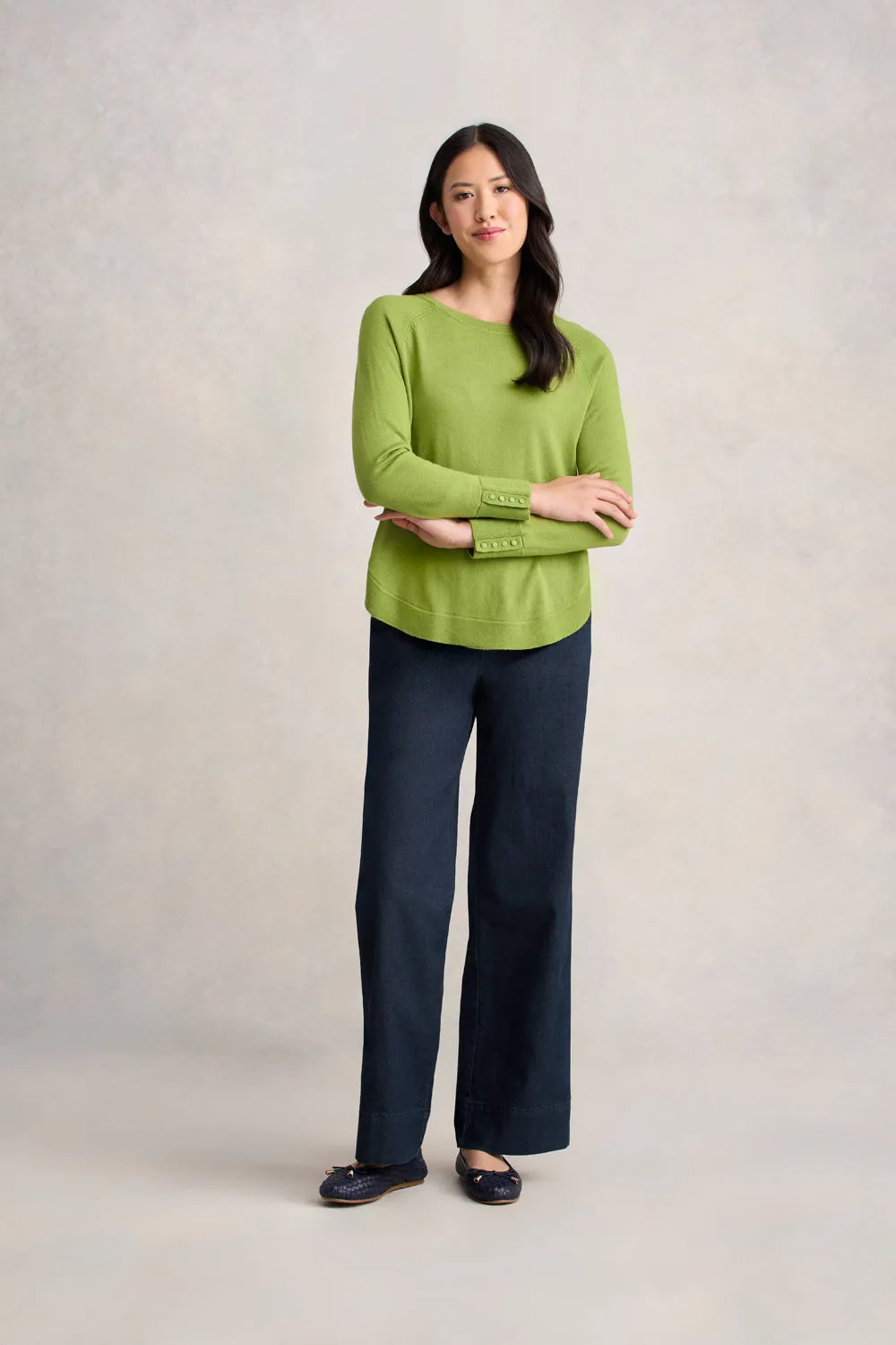 Extra Fine Merino Jumper - Pear