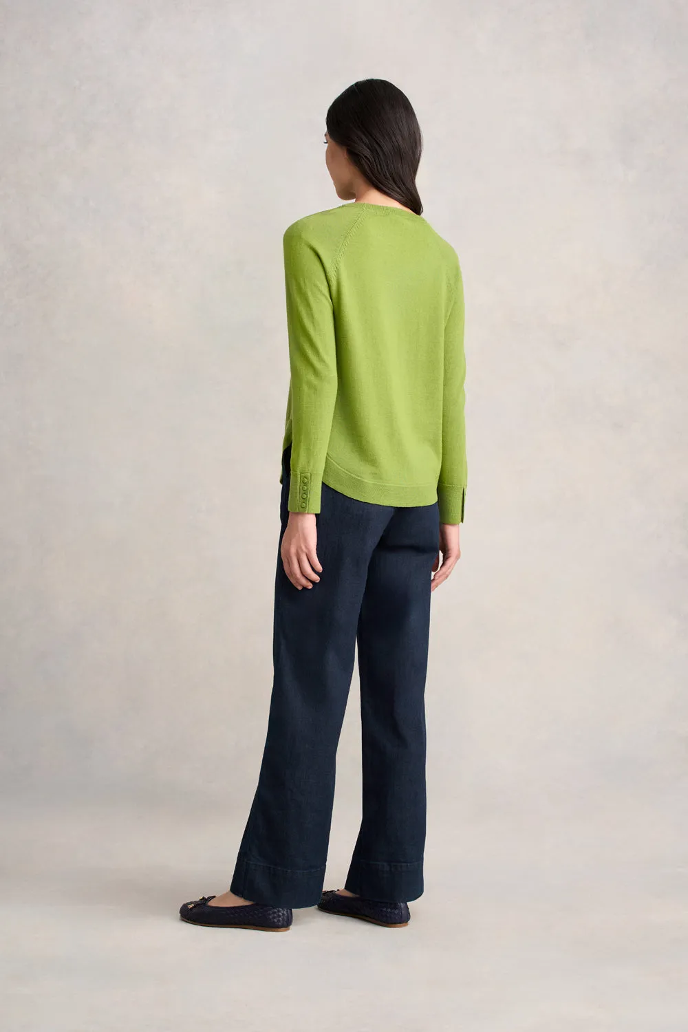 Extra Fine Merino Jumper - Pear