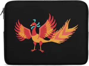 Fire Phoenix Personalized Laptop Bag Business Casual Laptop Case Slim Computer Bag Briefcase