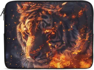 Fire Tiger Personalized Laptop Bag Business Casual Laptop Cases Slim Computer Bag Briefcase