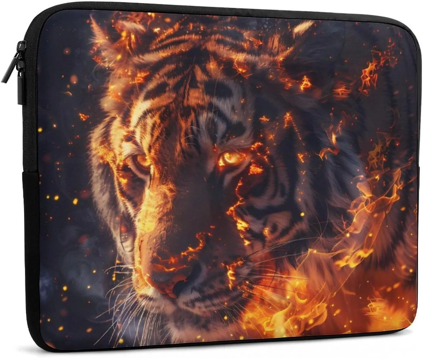 Fire Tiger Personalized Laptop Bag Business Casual Laptop Cases Slim Computer Bag Briefcase