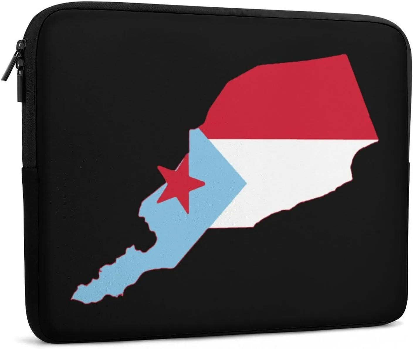 Flag Map of South Yemen Personalized Laptop Bag Business Casual Laptop Case Slim Computer Bag Briefcase