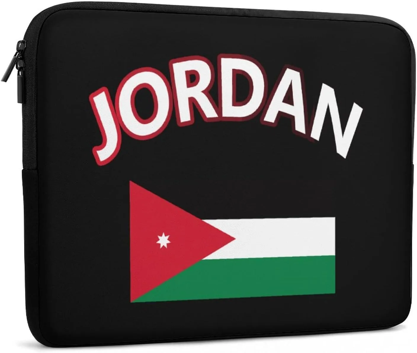 Flag of Jordan Personalized Laptop Bag Business Casual Laptop Case Slim Computer Bag Briefcase