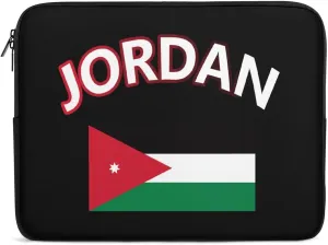 Flag of Jordan Personalized Laptop Bag Business Casual Laptop Case Slim Computer Bag Briefcase