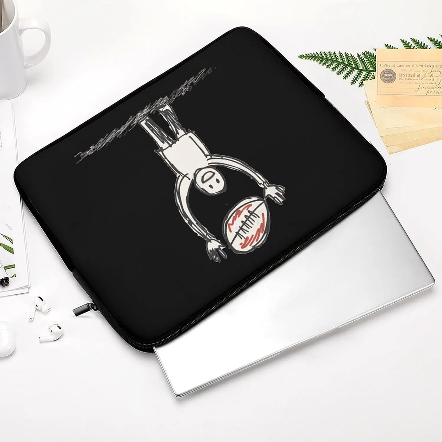 Football Fan Personalized Laptop Bag Business Casual Laptop Cases Slim Computer Bag Briefcase