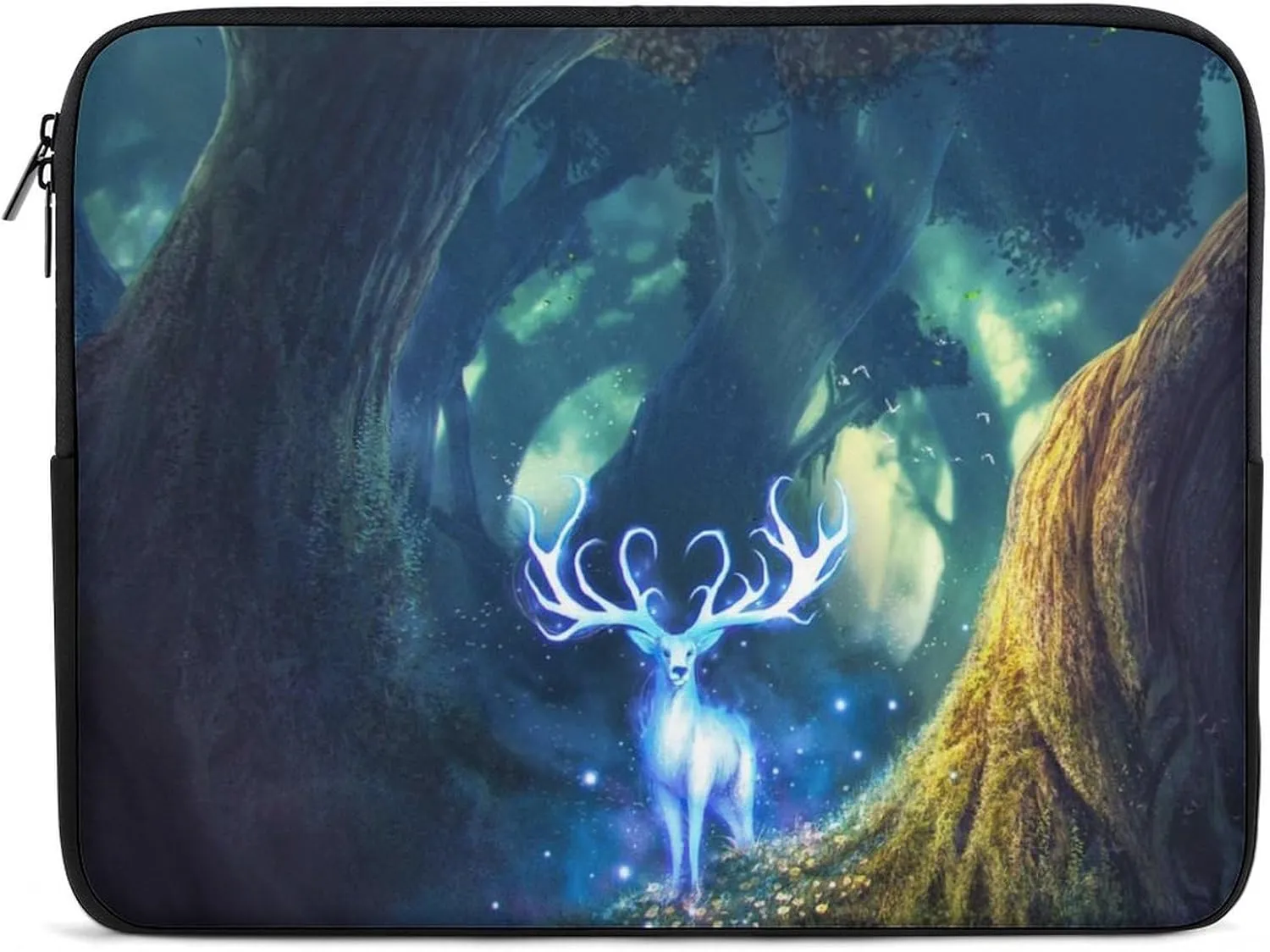 Forests Elk Personalized Laptop Bag Business Casual Laptop Case Slim Computer Bag Briefcase