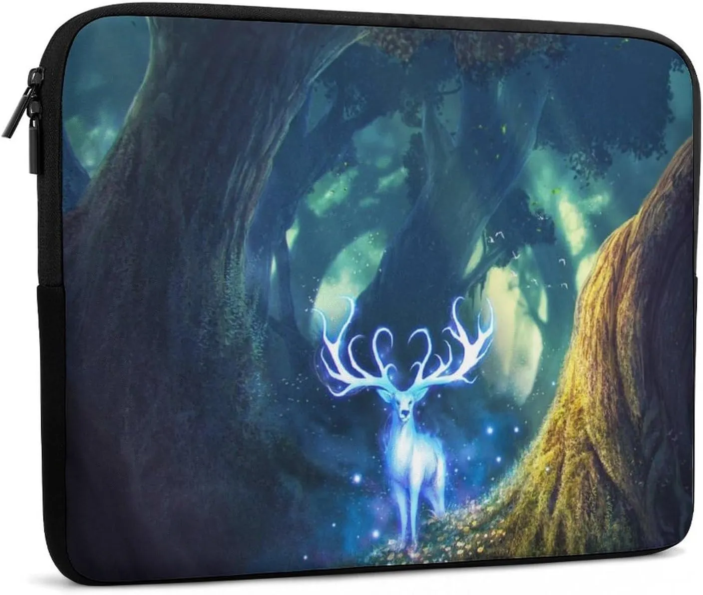 Forests Elk Personalized Laptop Bag Business Casual Laptop Case Slim Computer Bag Briefcase