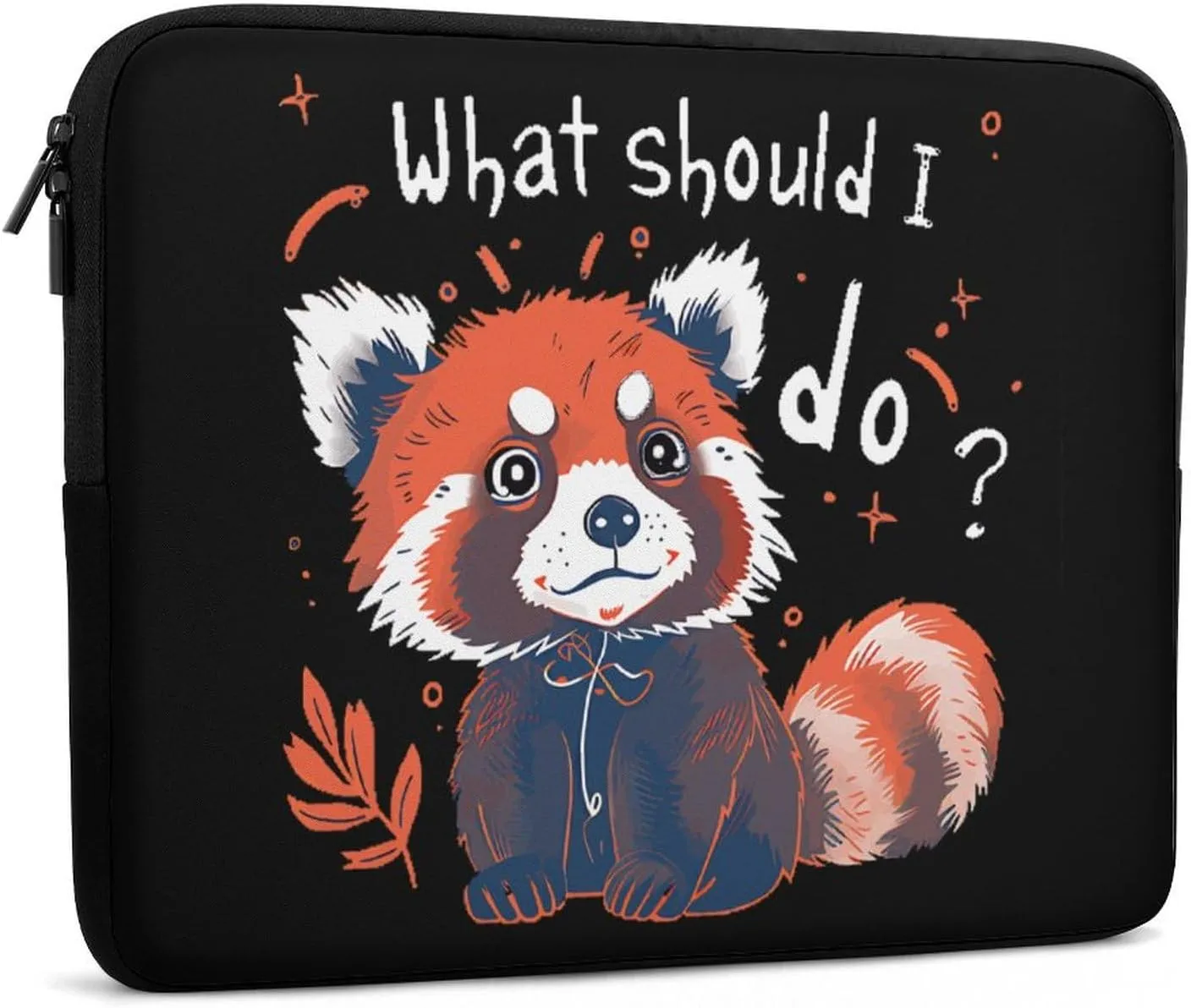 Forgetful Red Panda Personalized Laptop Bag Business Casual Laptop Cases Slim Computer Bag Briefcase