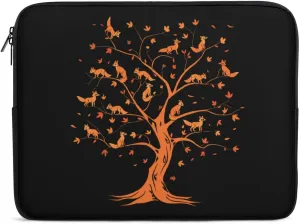 Fox Tree Personalized Laptop Bag Business Casual Laptop Cases Slim Computer Bag Briefcase