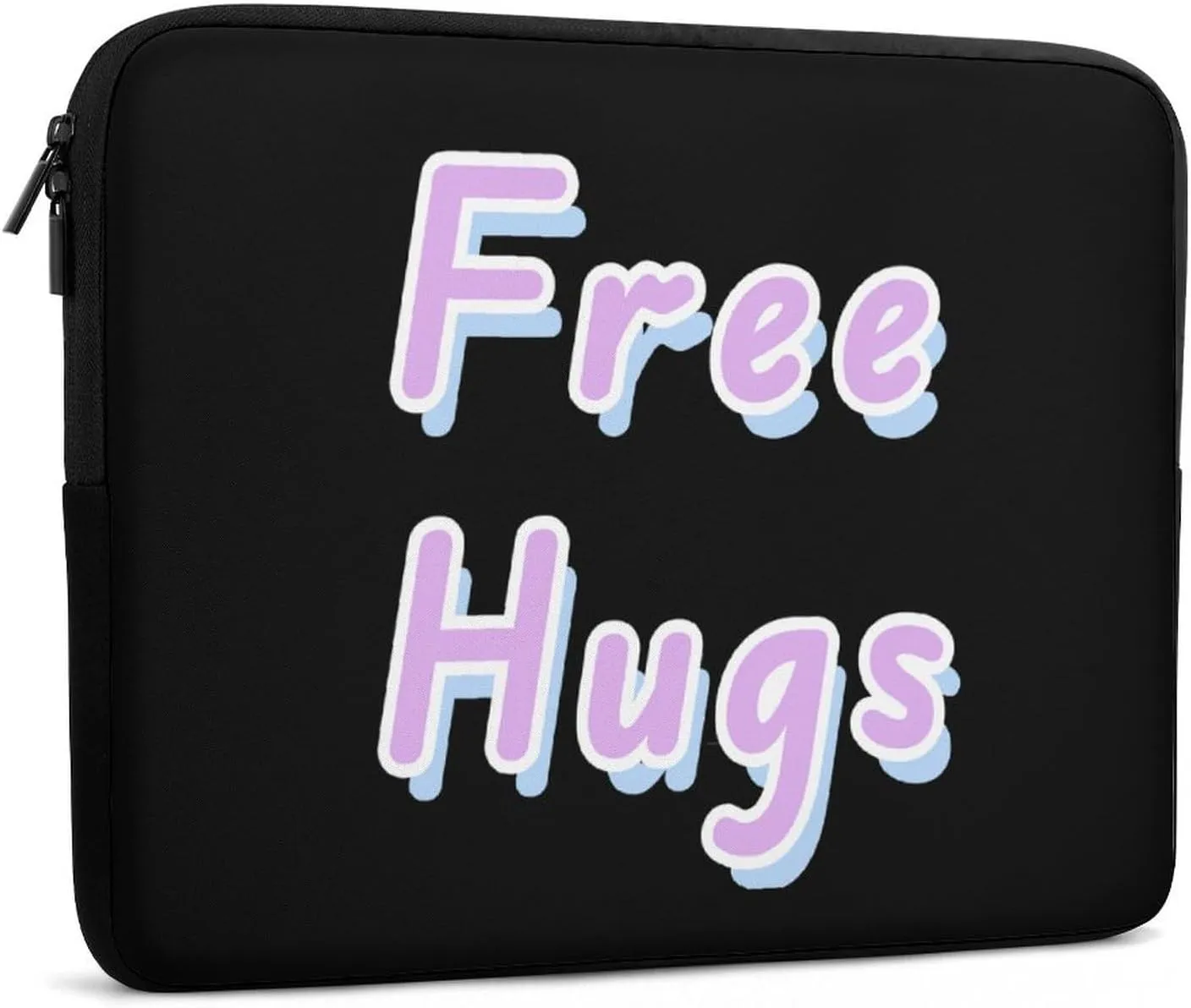 Free Hugs Personalized Laptop Bag Business Casual Laptop Cases Slim Computer Bag Briefcase