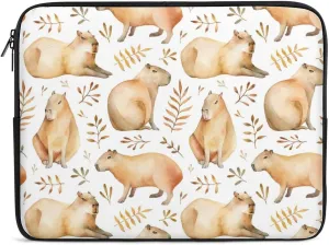 Funny Capybaras Animals Personalized Laptop Bag Business Casual Laptop Case Slim Computer Bag Briefcase