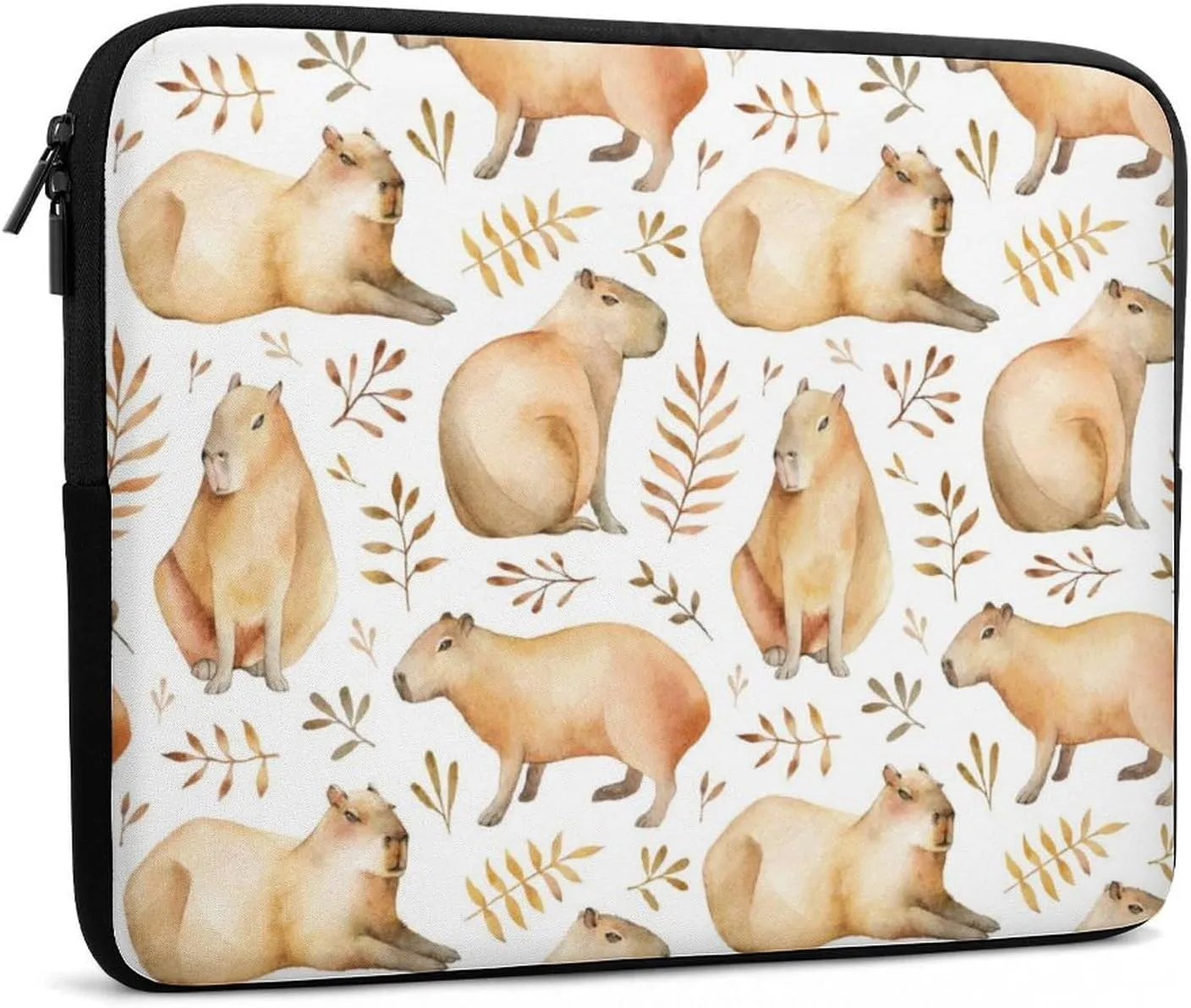 Funny Capybaras Animals Personalized Laptop Bag Business Casual Laptop Case Slim Computer Bag Briefcase