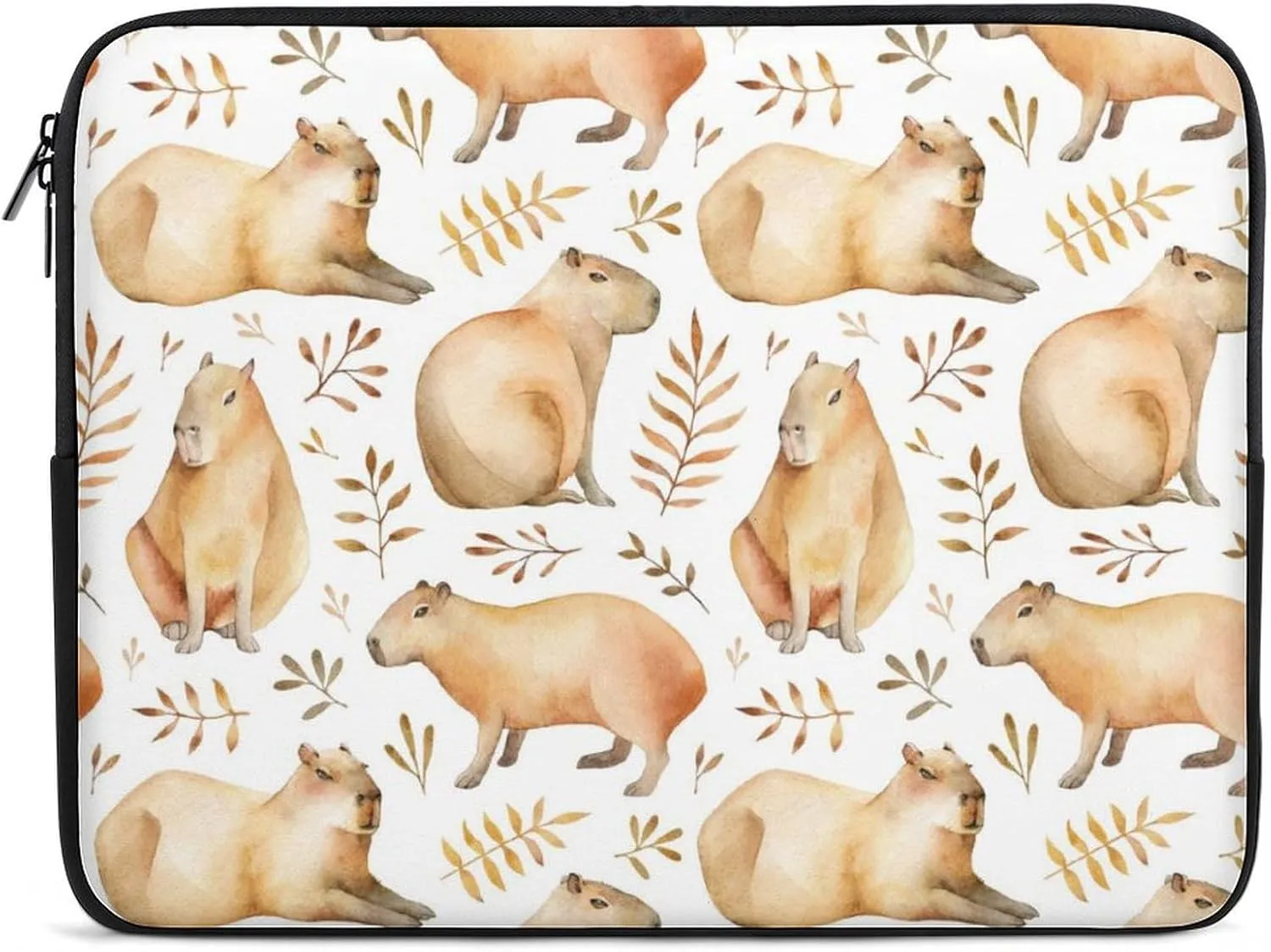 Funny Capybaras Animals Personalized Laptop Bag Business Casual Laptop Case Slim Computer Bag Briefcase