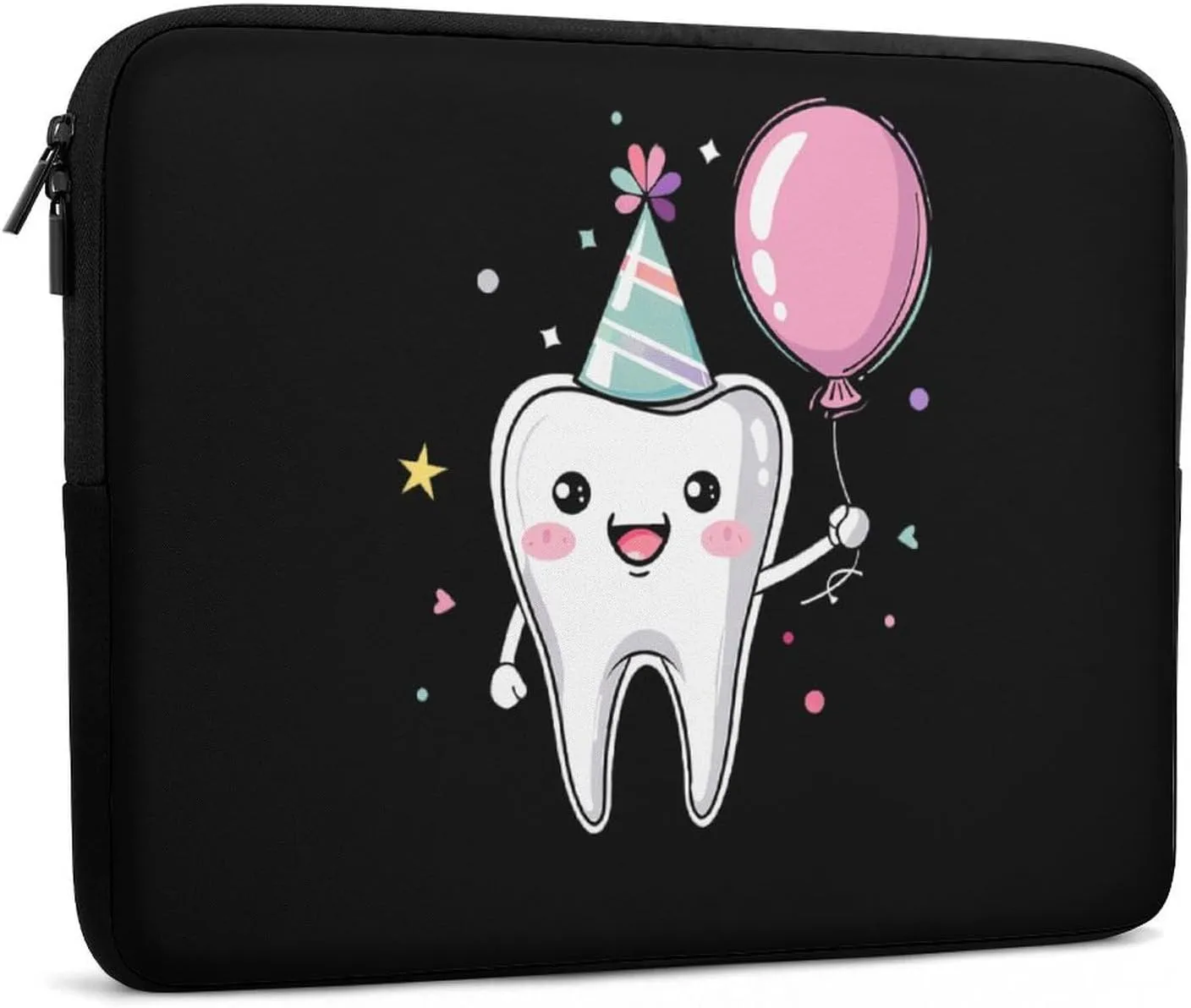 Funny Tooth Personalized Laptop Bag Business Casual Laptop Cases Slim Computer Bag Briefcase