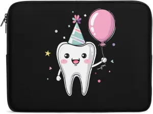 Funny Tooth Personalized Laptop Bag Business Casual Laptop Cases Slim Computer Bag Briefcase