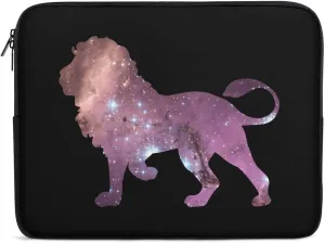 Galaxy Lion Silhouette Personalized Laptop Bag Business Casual Laptop Case Slim Computer Bag Briefcase
