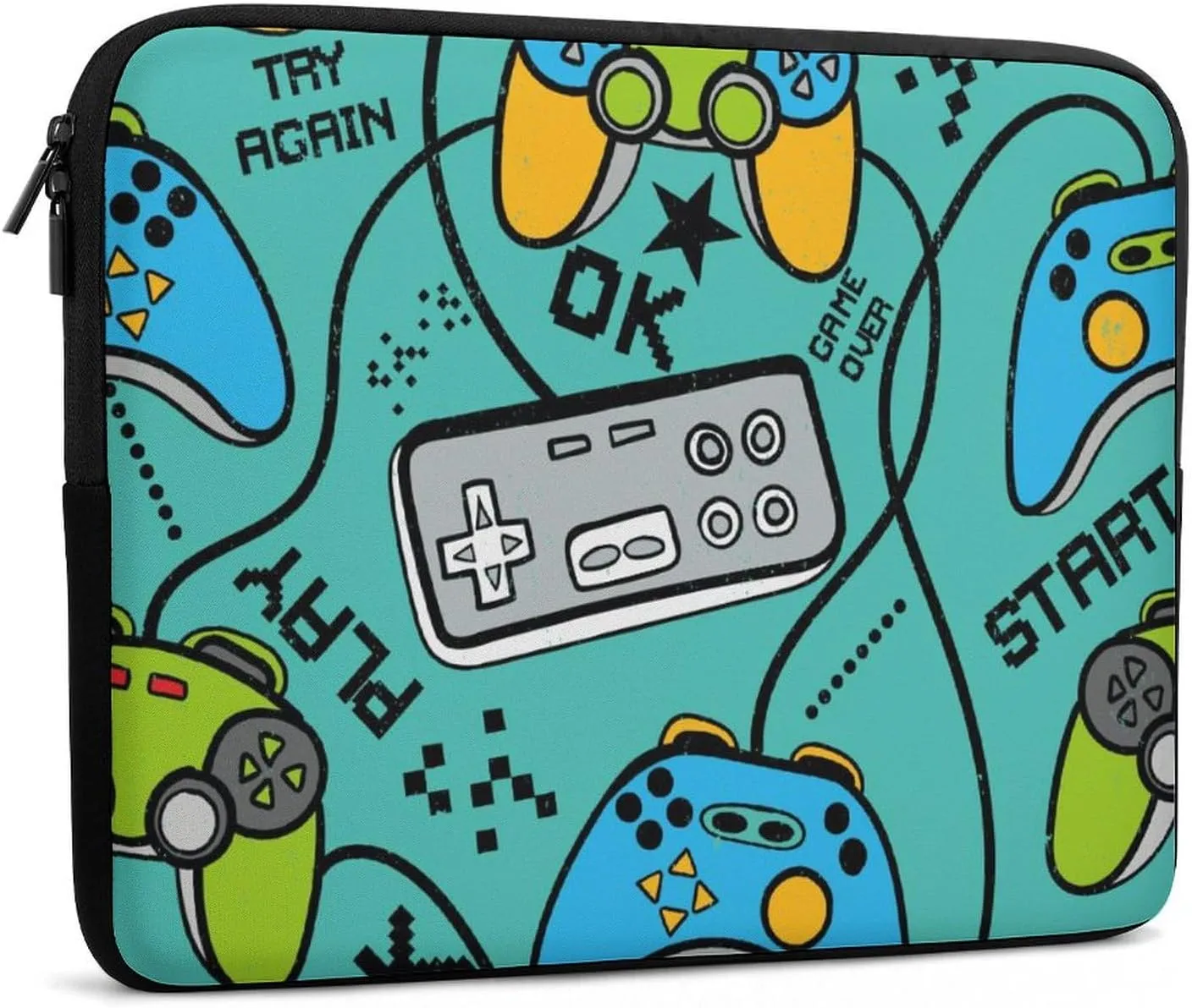 Game Joysticks Personalized Laptop Bag Business Casual Laptop Case Slim Computer Bag Briefcase