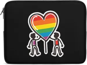 Gay Pride LGBT Personalized Laptop Bag Business Casual Laptop Cases Slim Computer Bag Briefcase