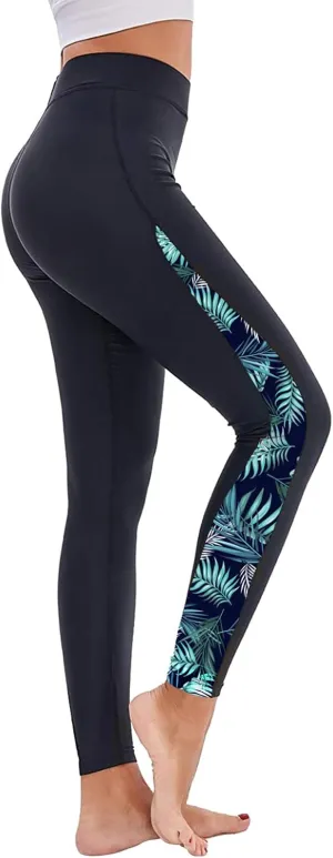GEEK LIGHTING Swim Pants for Women Surfing Leggings SPF Swimming Tights Rash Guard Water Wetsuit Dive Kayaking Pants
