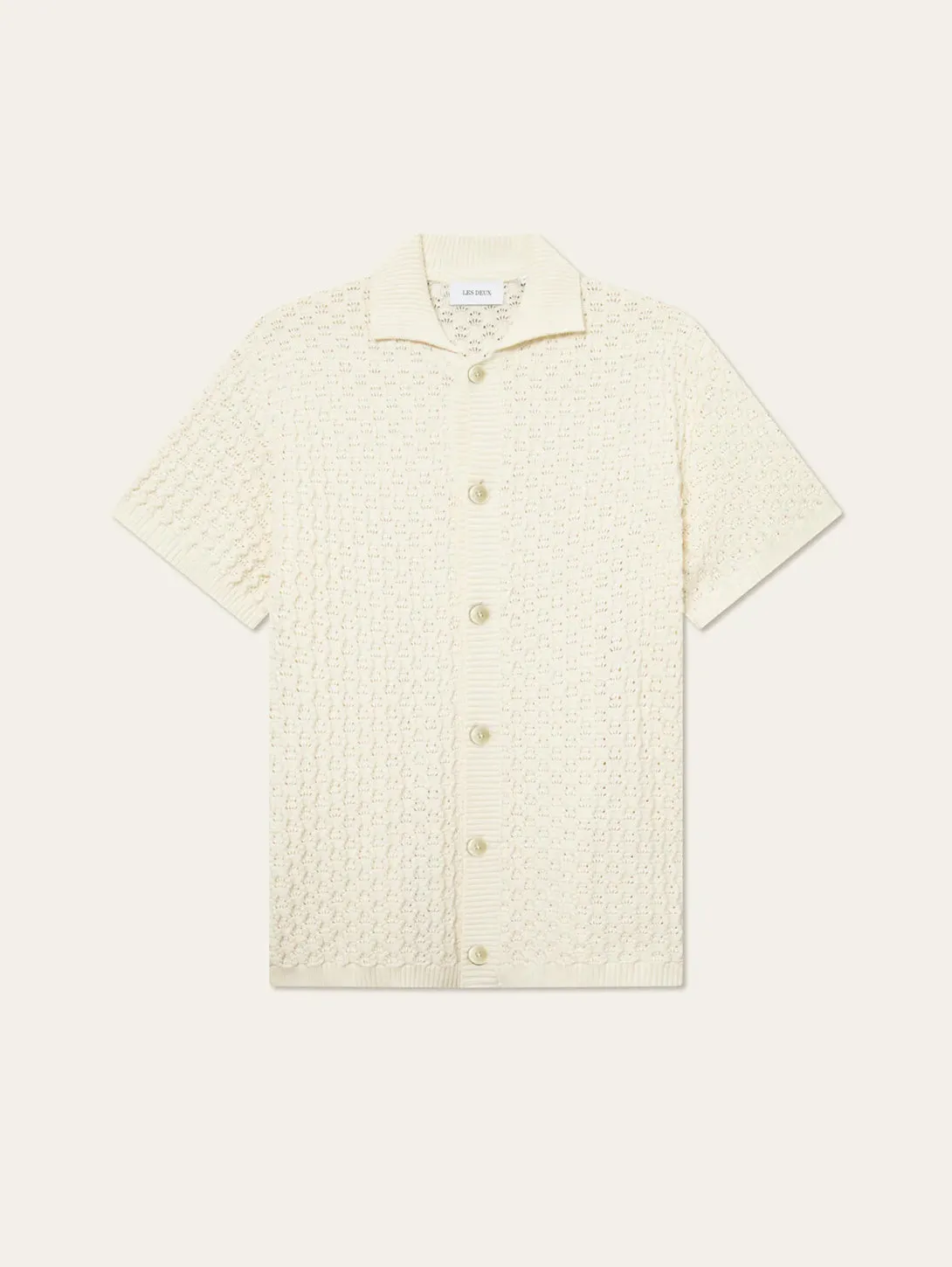 Gespertus Short Sleeve Knit Shirt - Ivory
