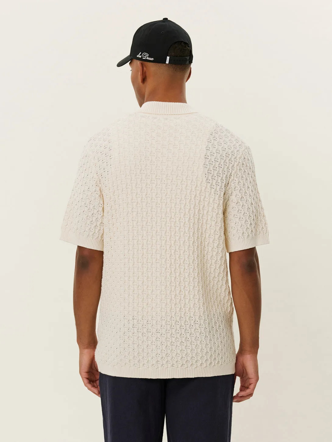 Gespertus Short Sleeve Knit Shirt - Ivory