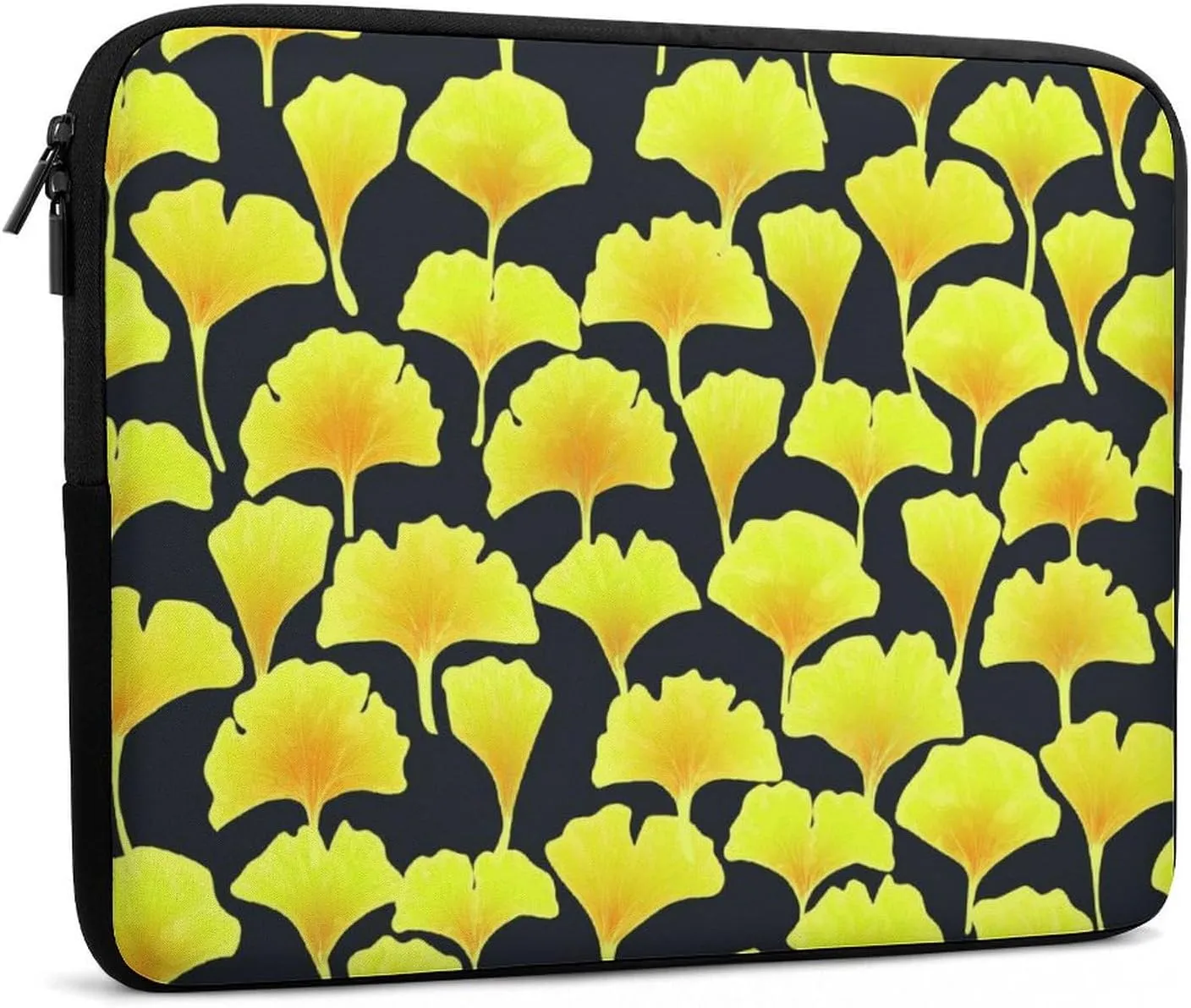 Ginkgo Autumn Leaves Personalized Laptop Bag Business Casual Laptop Case Slim Computer Bag Briefcase