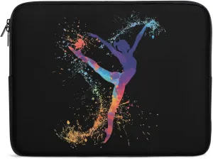 Gymnastics Girl Personalized Laptop Bag Business Casual Laptop Cases Slim Computer Bag Briefcase