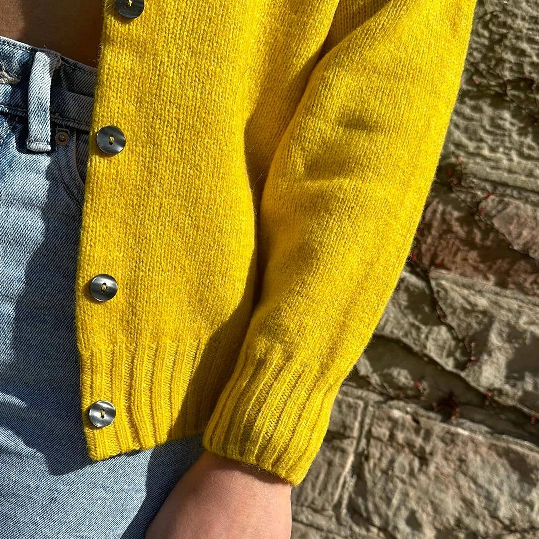 Harley Of Scotland New Gorseflower Cardigan