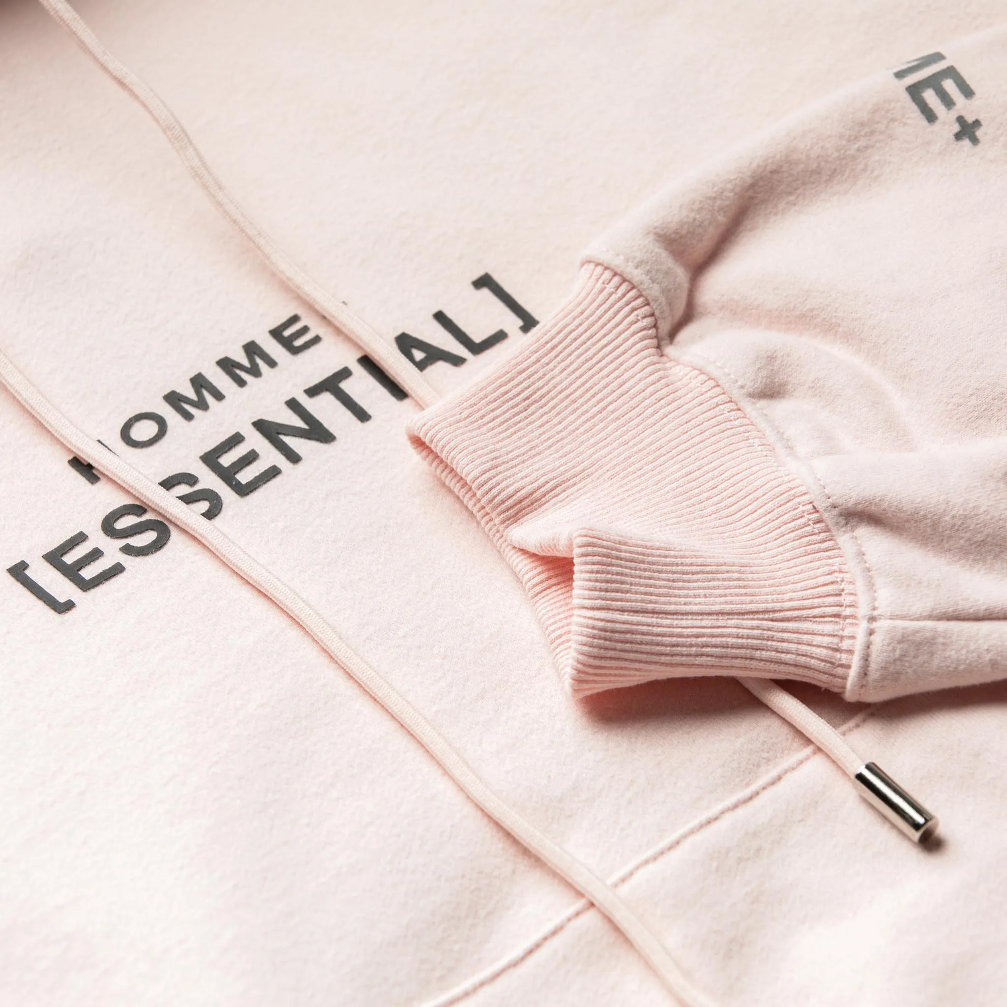 HOMME  'ESSENTIAL' Hoodie Light Pink