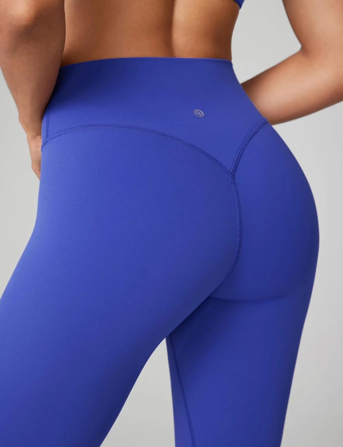 Hugcurve No Front Seam High Waisted Flare Leggings for Women Bootcut Yoga Pants Buttery Soft Lounge Workout - 31''