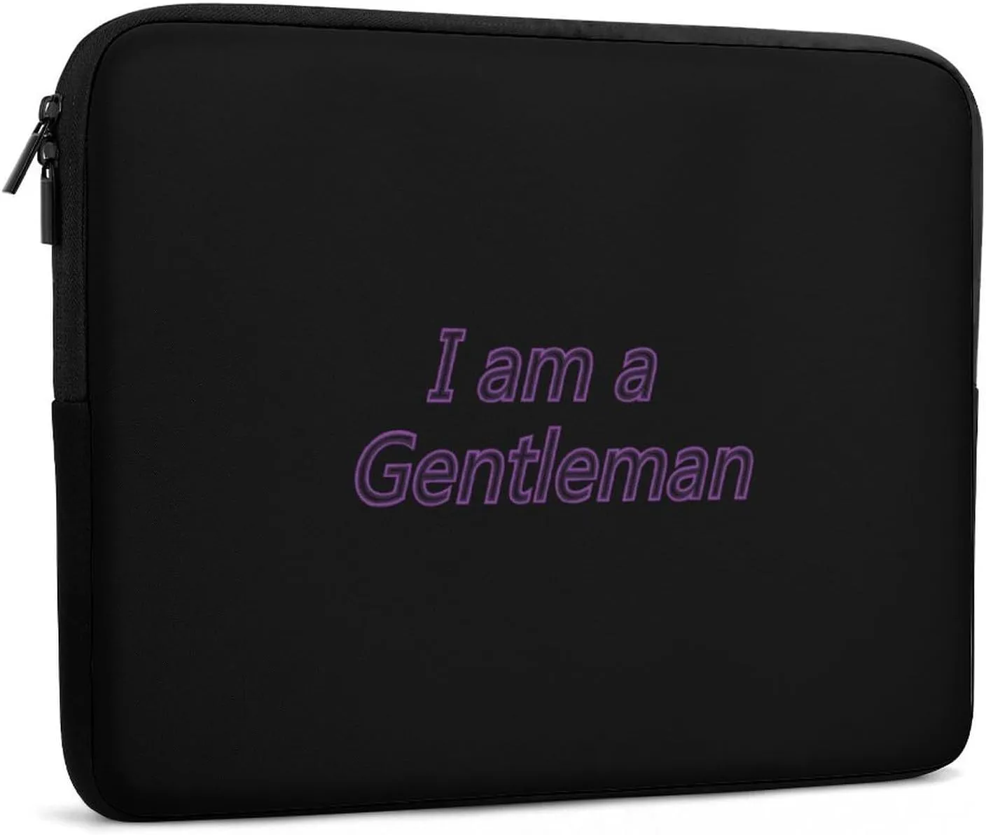 I Am A Gentleman Personalized Laptop Bag Business Casual Laptop Cases Slim Computer Bag Briefcase