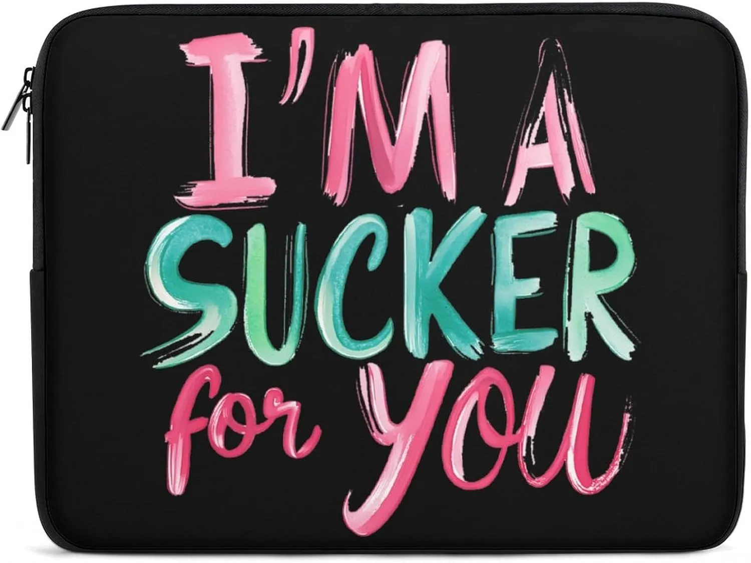 I'm A Sucker for You Personalized Laptop Bag Business Casual Laptop Cases Slim Computer Bag Briefcase