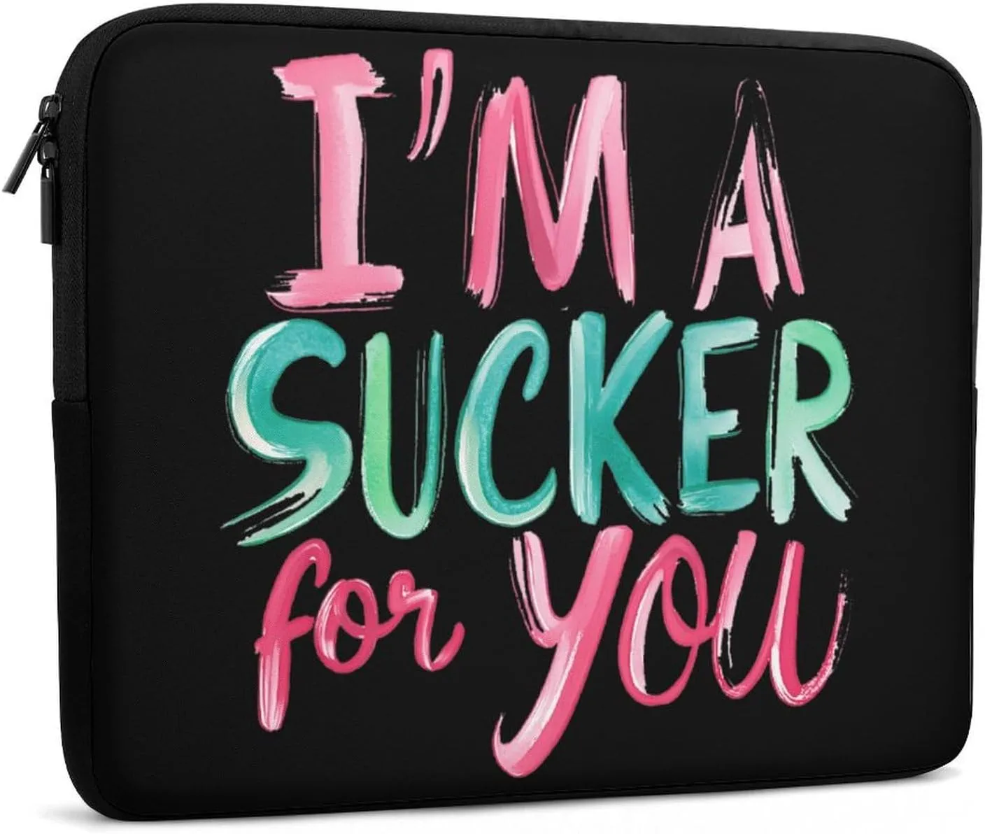I'm A Sucker for You Personalized Laptop Bag Business Casual Laptop Cases Slim Computer Bag Briefcase