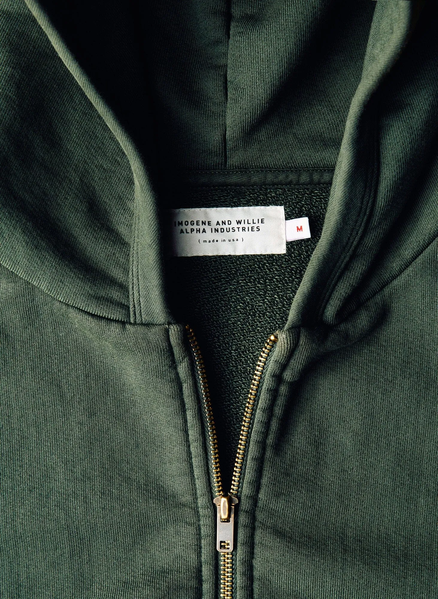 IMOGENE X ALPHA STANDARD ZIP HOODIE