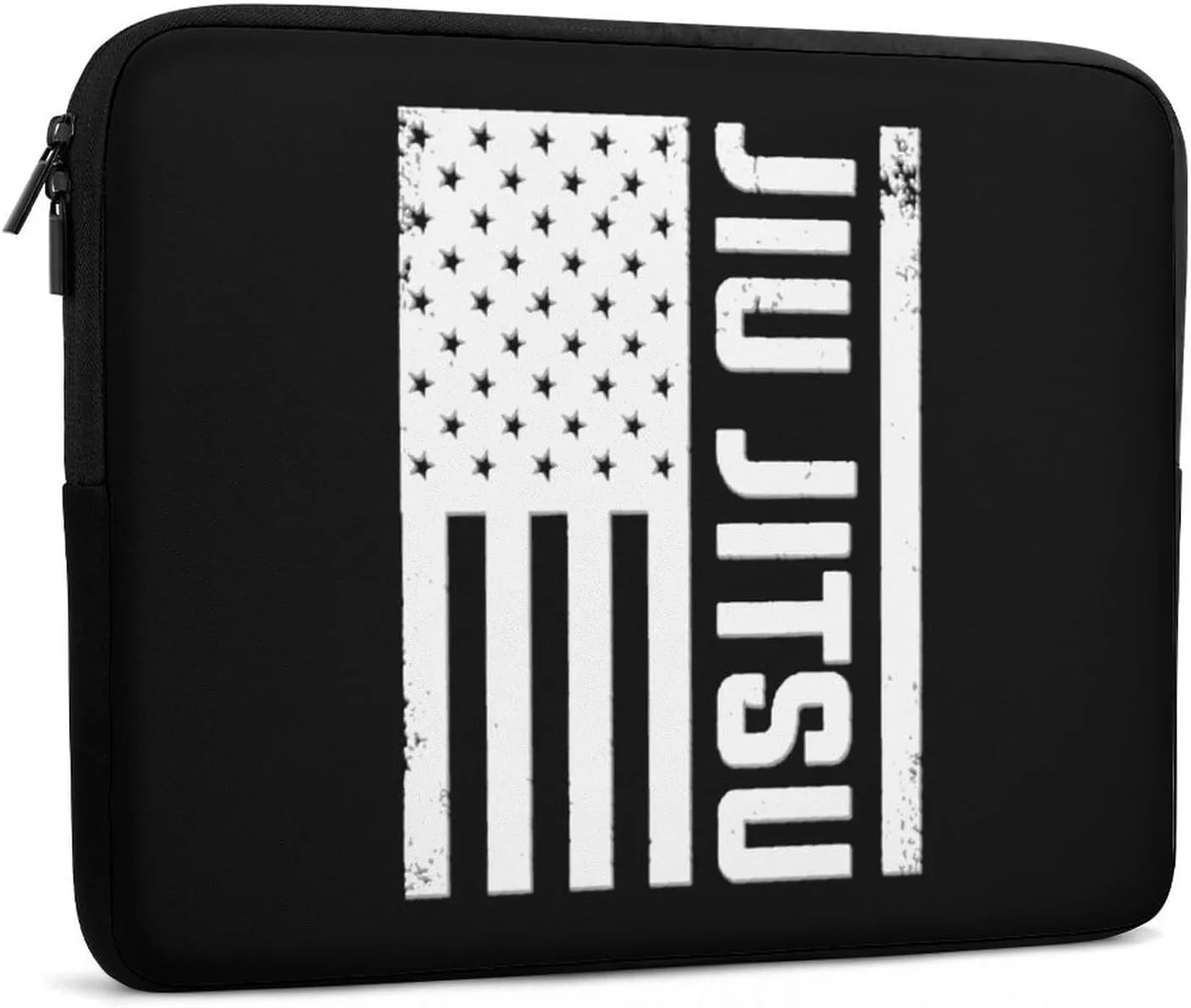 Jiu Jitsu USA Flag Personalized Laptop Bag Business Casual Laptop Case Slim Computer Bag Briefcase