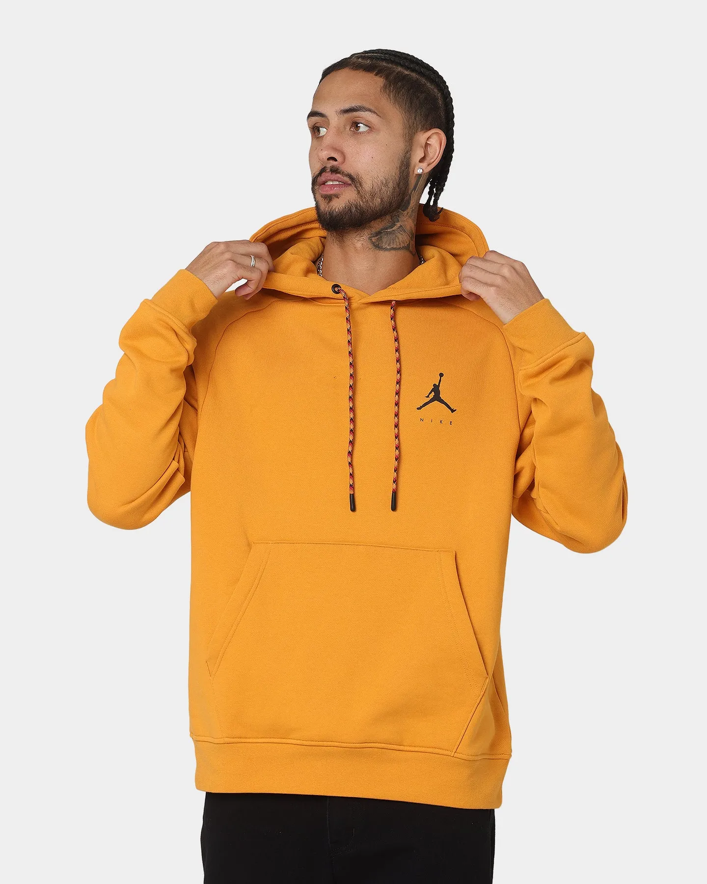 Jordan Jumpman Fleece Pullover Hoodie Light Curry