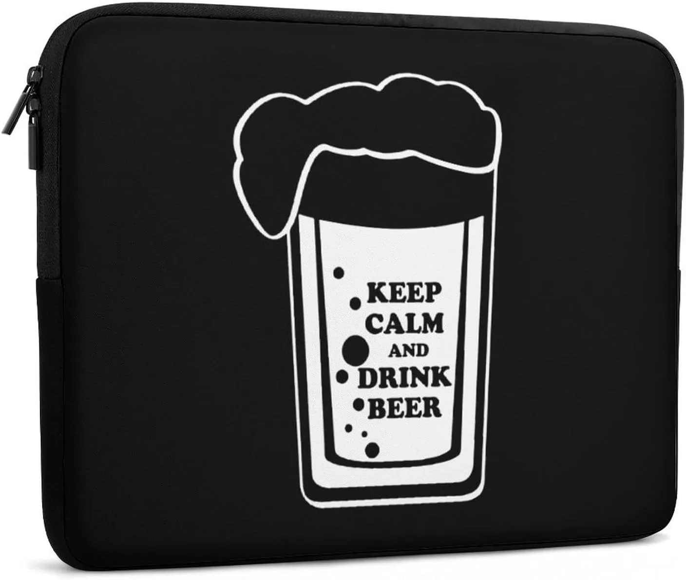 Keep Calm And Drink Beer Personalized Laptop Bag Business Casual Laptop Case Slim Computer Bag Briefcase