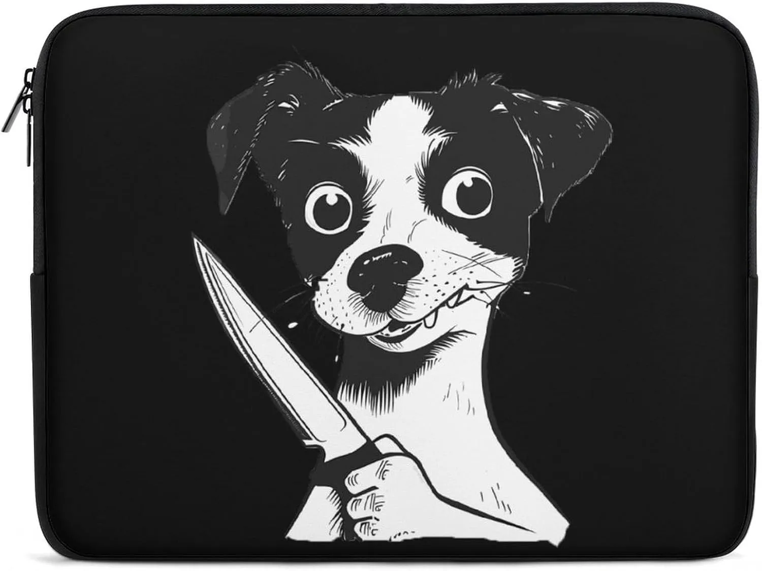 Knife Dog Killer Personalized Laptop Bag Business Casual Laptop Cases Slim Computer Bag Briefcase