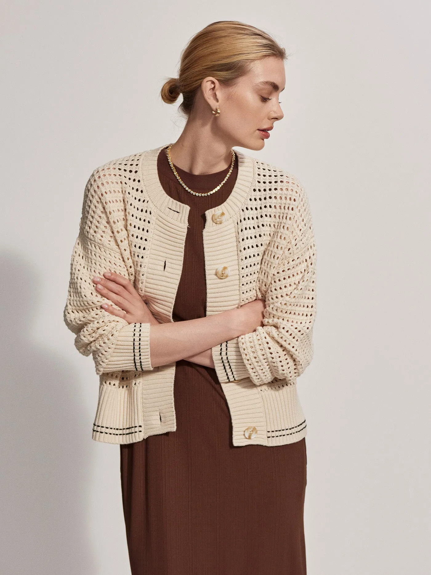 Kris Relaxed Fit Knit Jacket