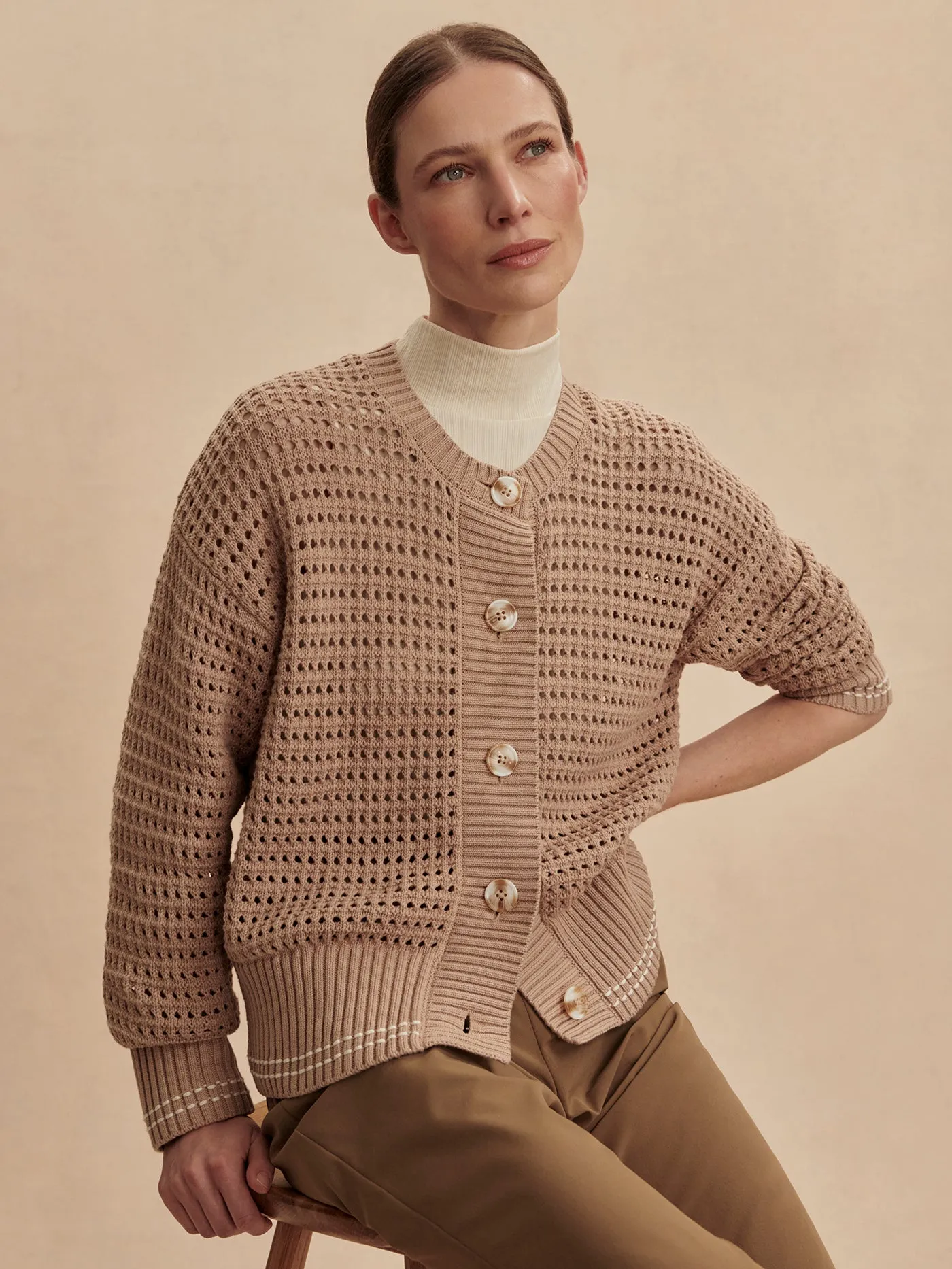 Kris Relaxed Fit Knit Jacket