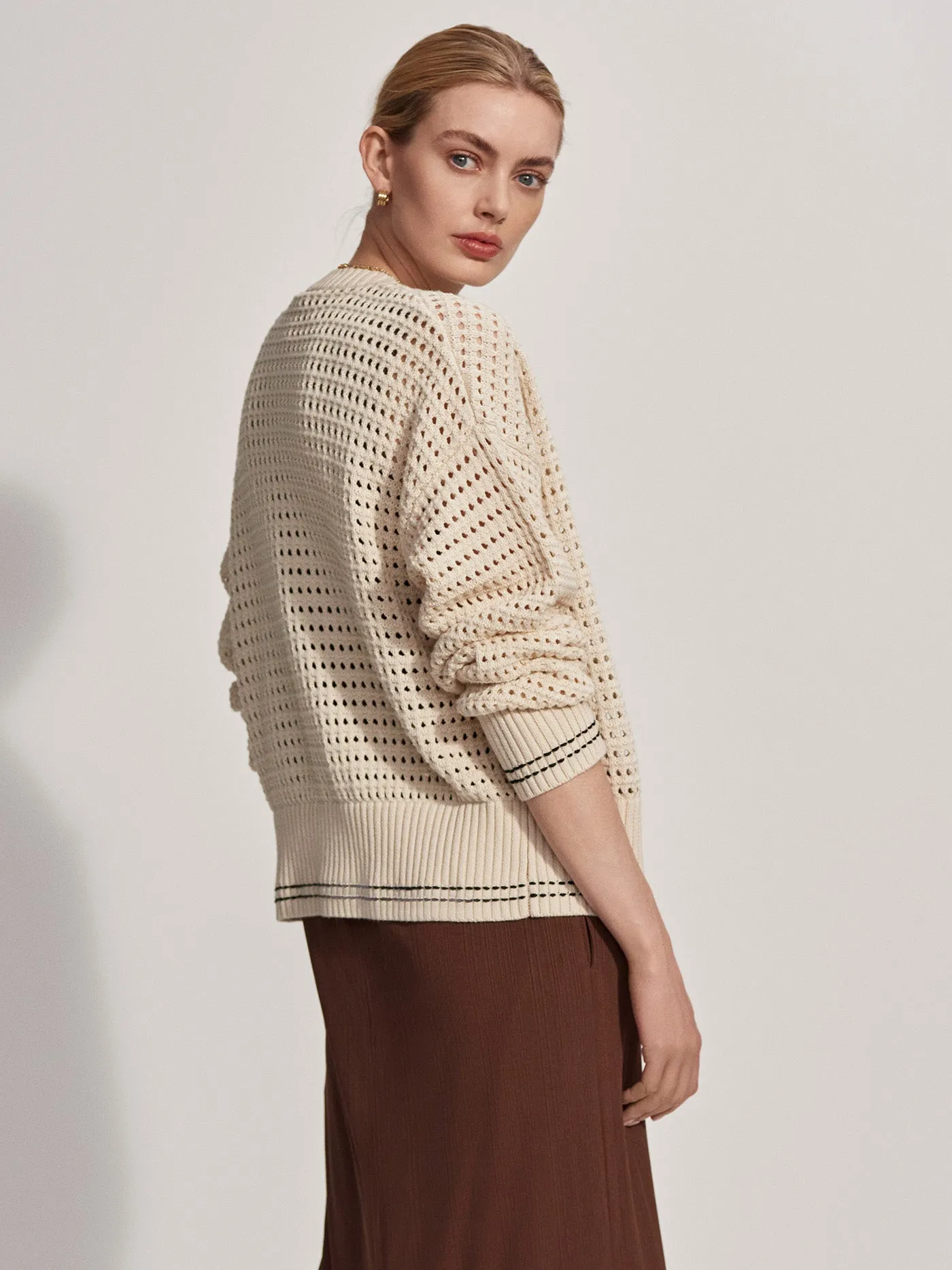 Kris Relaxed Fit Knit Jacket