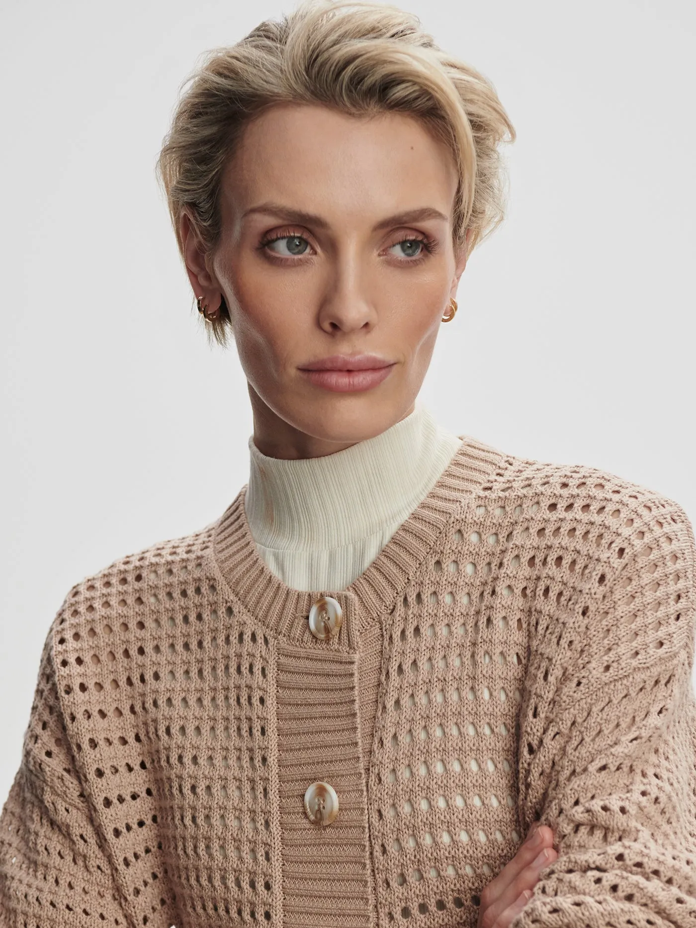 Kris Relaxed Fit Knit Jacket