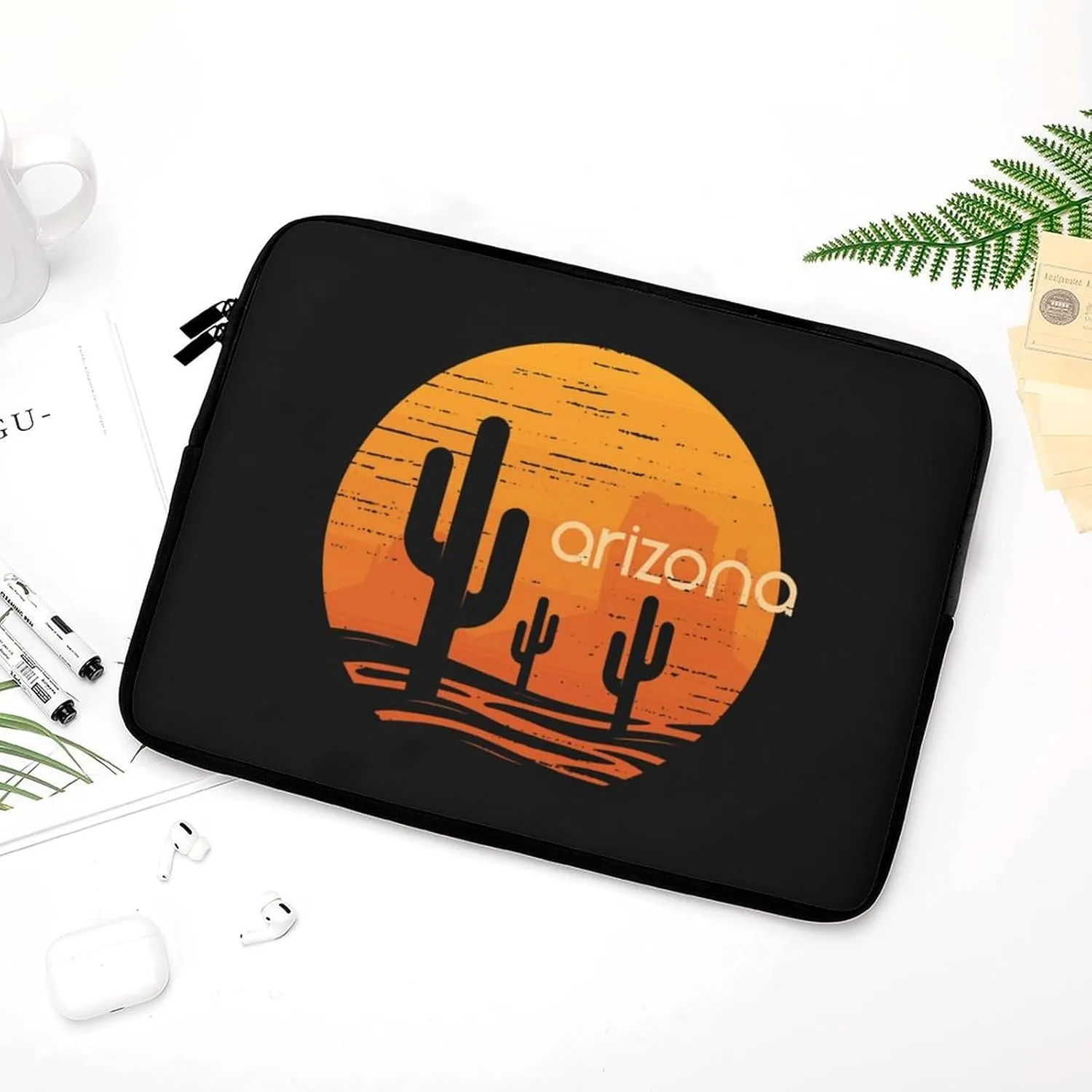 Landscapes of Arizona Personalized Laptop Bag Business Casual Laptop Case Slim Computer Bag Briefcase