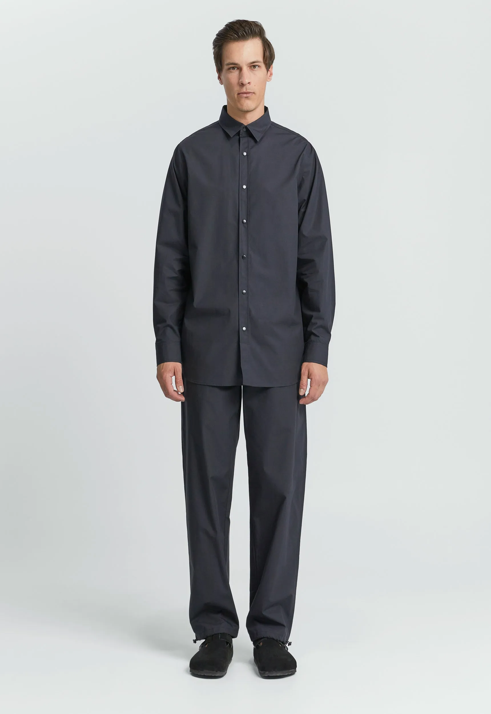 Laze Cotton Shirt - Black