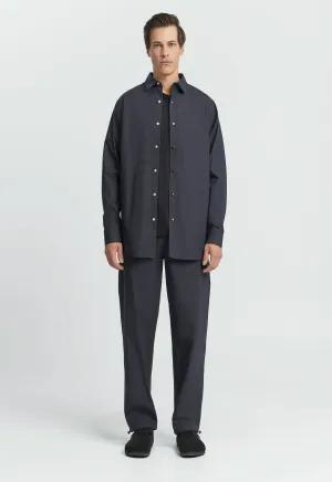 Laze Cotton Shirt - Black