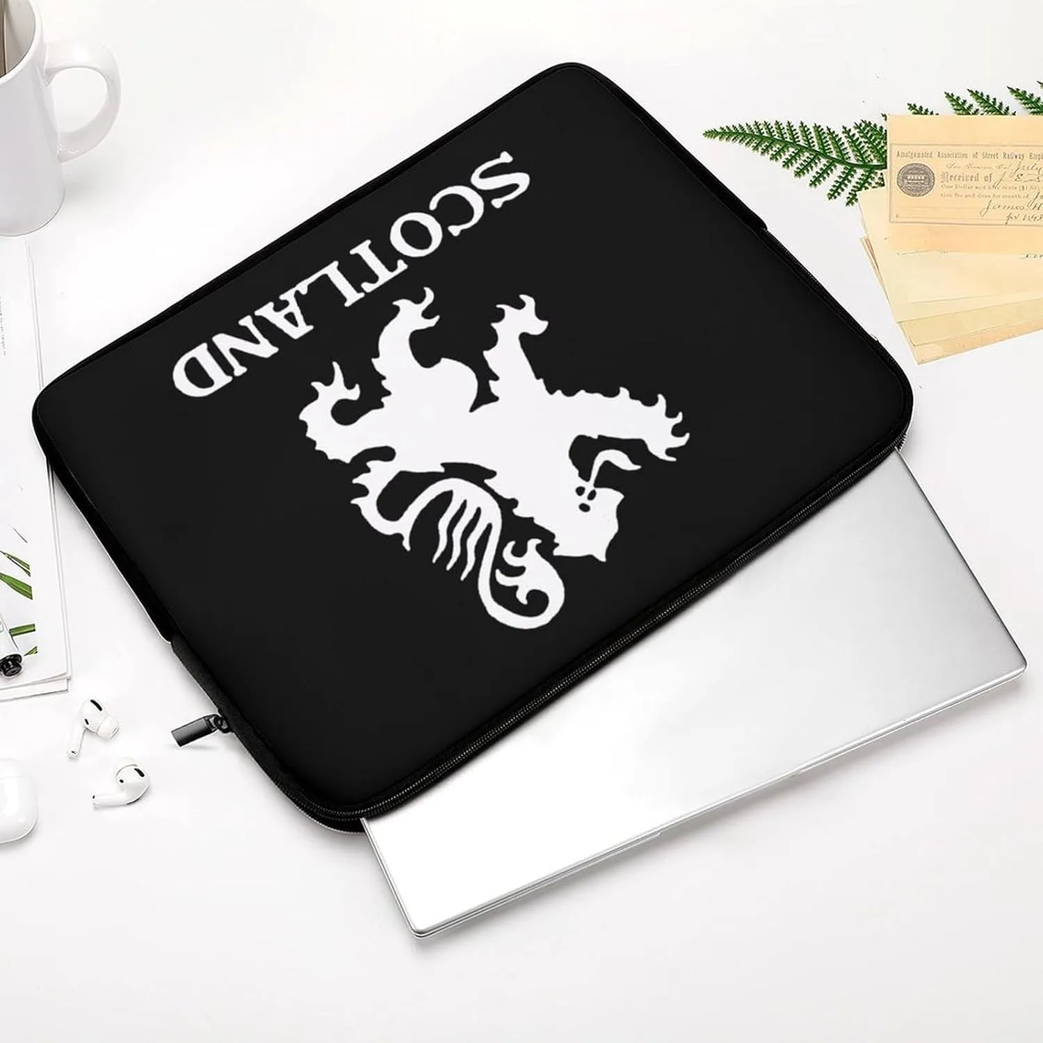 Lion Rampant Scotland Scottish Personalized Laptop Bag Business Casual Laptop Case Slim Computer Bag Briefcase