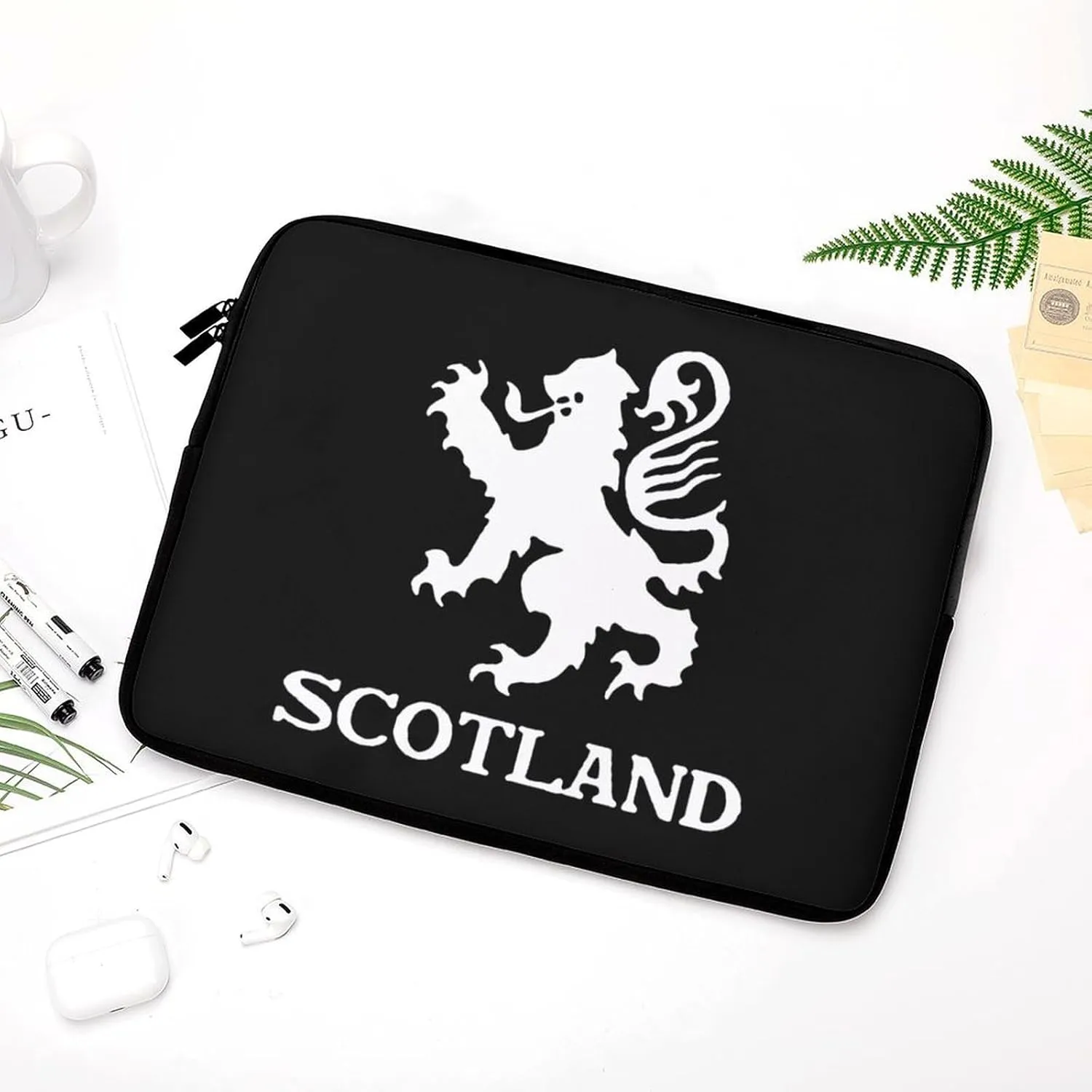 Lion Rampant Scotland Scottish Personalized Laptop Bag Business Casual Laptop Case Slim Computer Bag Briefcase