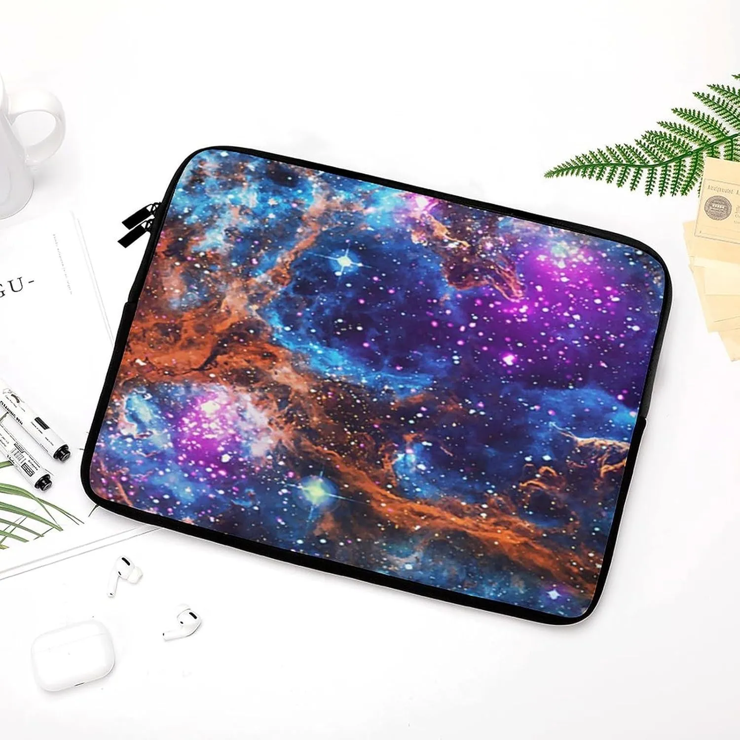 Lobster Nebula Space Personalized Laptop Bag Business Casual Laptop Case Slim Computer Bag Briefcase