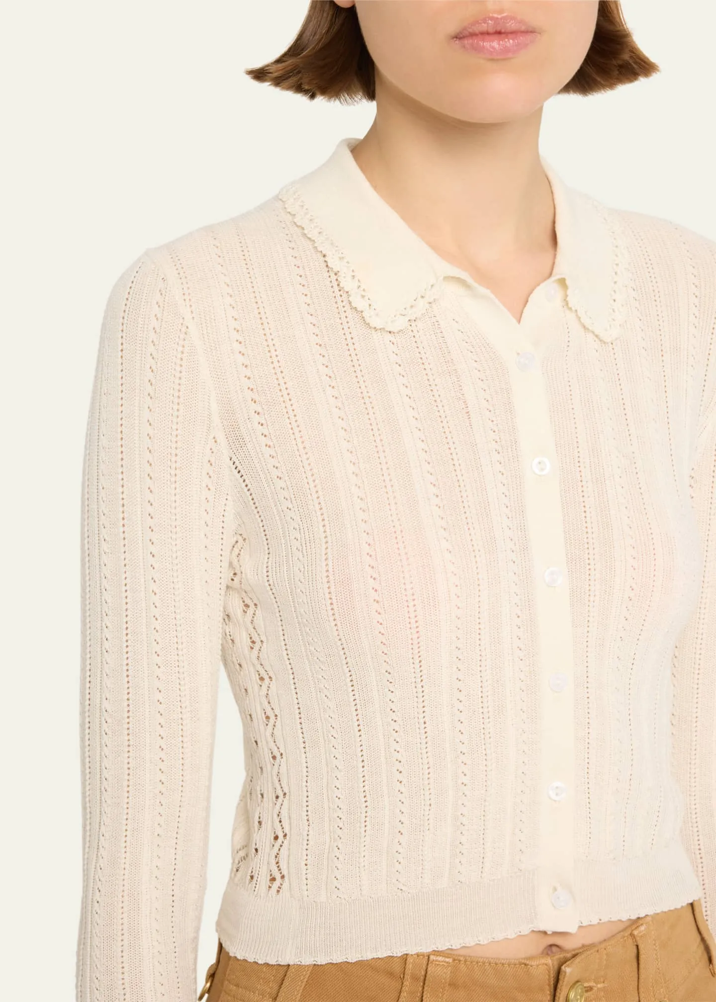 Lottie Top - Alabaster