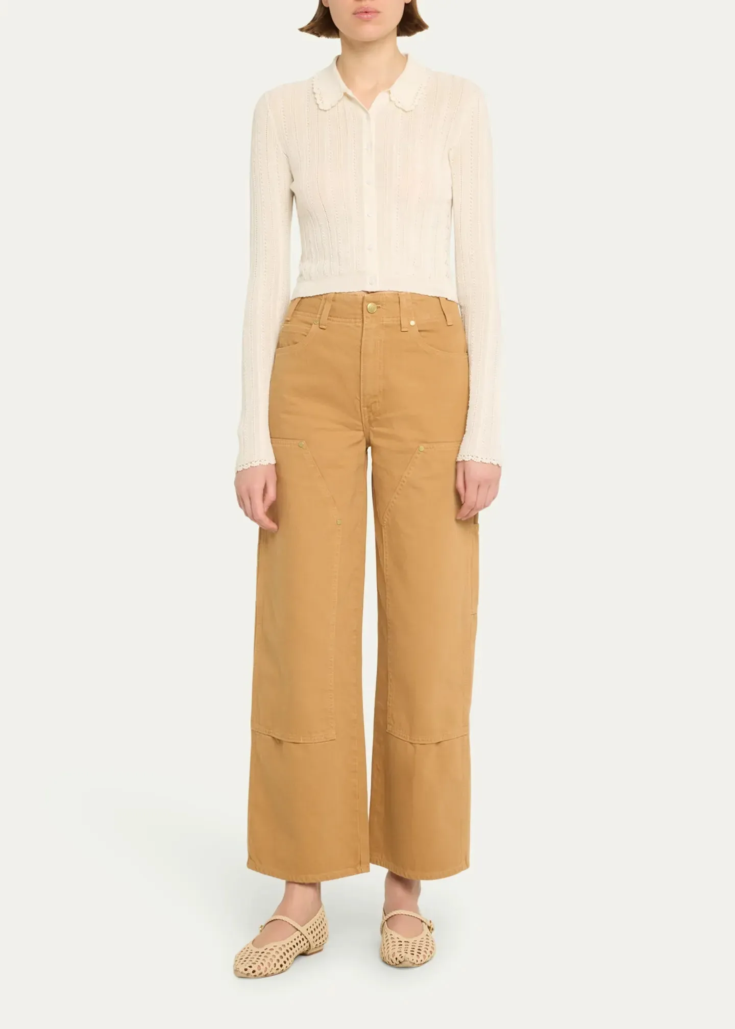 Lottie Top - Alabaster